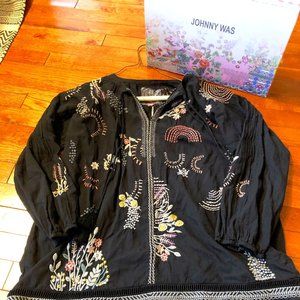 Johnny Was Carlita Peasant Blouse